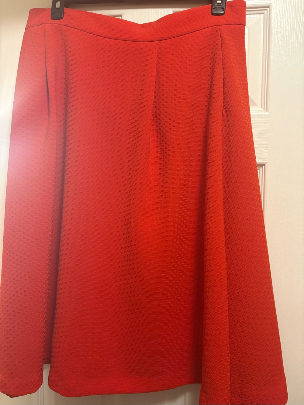 New York & Company Vibrant Red Circle Skirt - Picture 5 of 5